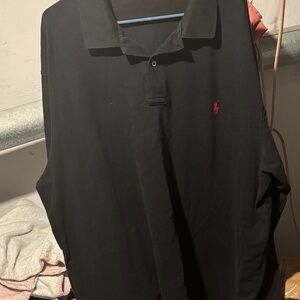 Polo by Ralph Lauren Black Polo with Red Pony Logo